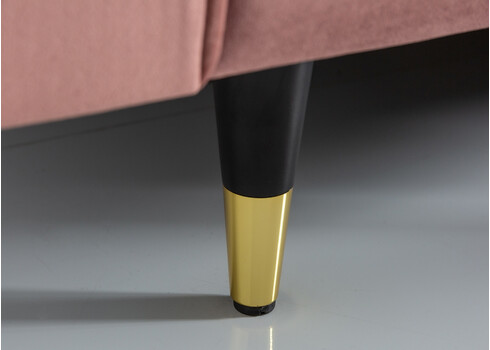 Diivan VELVET vanaroosa, 225x95xH90 cm