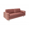 Diivan VELVET vanaroosa, 225x95xH90 cm