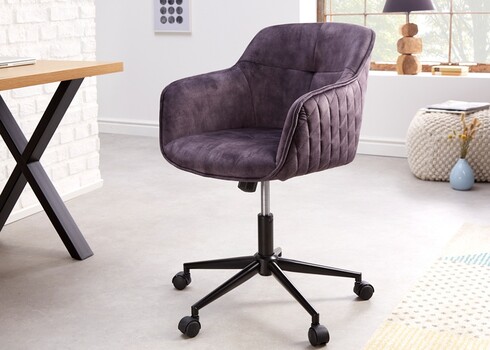 Kontoritool EUPHORIA tumehall, 58x61xH81-91 cm