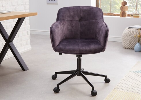 Kontoritool EUPHORIA tumehall, 58x61xH81-91 cm