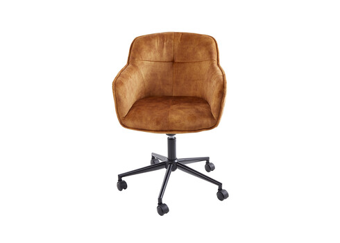 Kontoritool EUPHORIA sinepikollane, 58x61xH81-91 cm