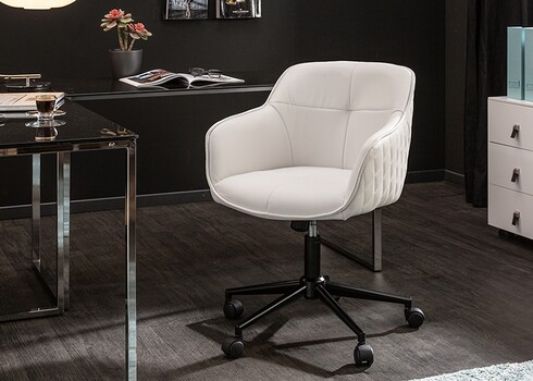 Kontoritool EUPHORIA valge, 58x61xH81-91 cm