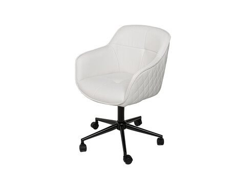 Kontoritool EUPHORIA valge, 58x61xH81-91 cm
