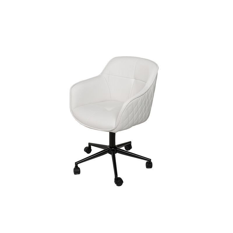 Kontoritool EUPHORIA valge, 58x61xH81-91 cm