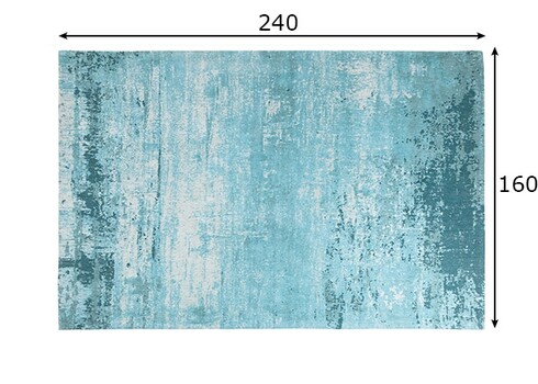 Vaip MODERN ART türkiissinine, 240x160 cm
