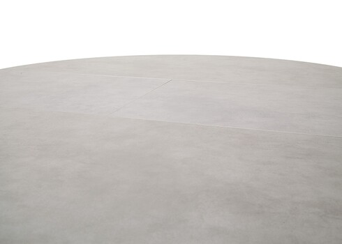 Pikendatav söögilaud WINNIPEG antratsiit / must, 120(160)x120xH76 cm