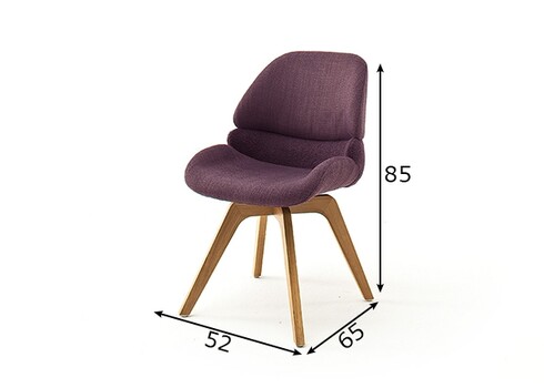 Tool HENDERSON tumepunane, 52x65xH85 cm