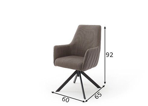Tool REYNOSA pruun, 60x65xH92 cm