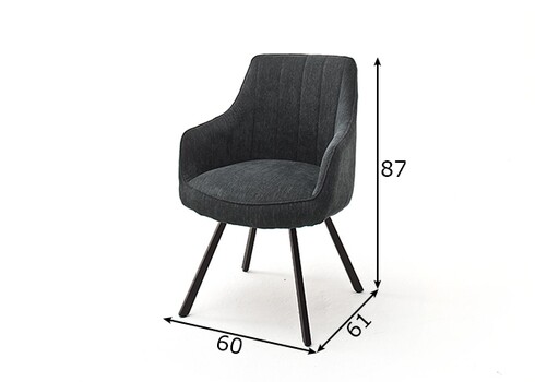 Tool SASSELLO antratsiit, 60x61xH87 cm