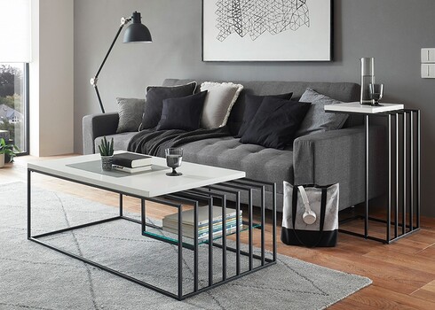 Abilaud JUBA valge, 40x35xH70 cm