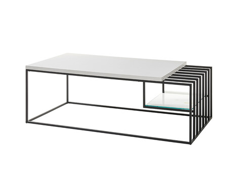 Diivanilaud JUBA valge, 120x60xH40 cm