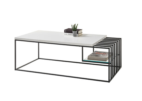 Diivanilaud JUBA valge, 120x60xH40 cm