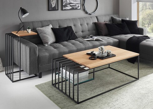 Diivanilaud JUBA tamm, 120x60xH40 cm