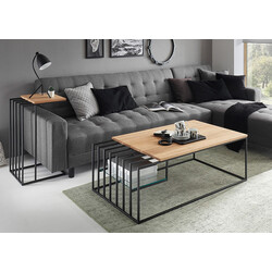 Diivanilaud JUBA tamm, 120x60xH40 cm