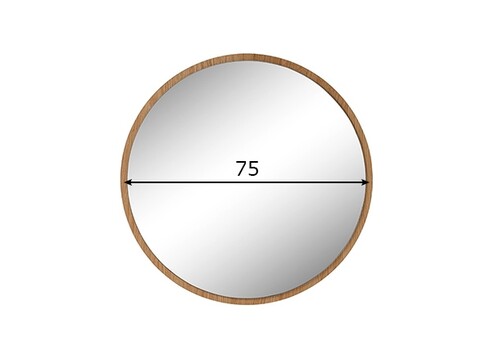 Seinapeegel AGRA metsik tamm, D75x2 cm