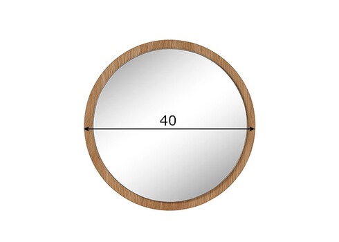 Seinapeegel AGRA metsik tamm, D40x2 cm