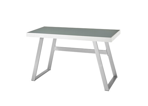 Kirjutuslaud TIFLIS mattvalge, 140x60xH75 cm, LED