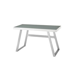 Kirjutuslaud TIFLIS mattvalge, 140x60xH75 cm, LED