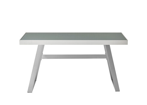 Kirjutuslaud TIFLIS mattvalge, 140x60xH75 cm, LED