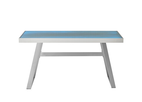 Kirjutuslaud TIFLIS mattvalge, 140x60xH75 cm, LED