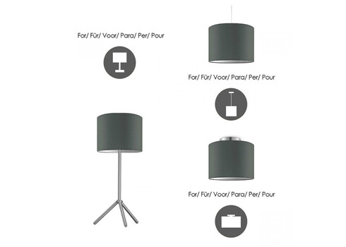 Lambivari BLING antratsiit, D25xH18,5 cm