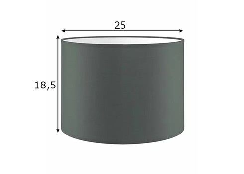 Lambivari BLING antratsiit, D25xH18,5 cm