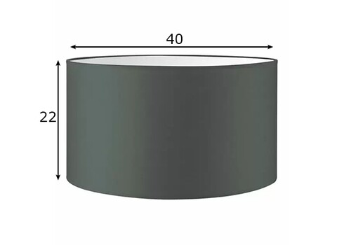 Lambivari BLING antratsiit, D40xH22 cm