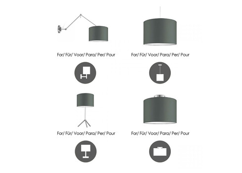 Lambivari BLING antratsiit, D40xH22 cm