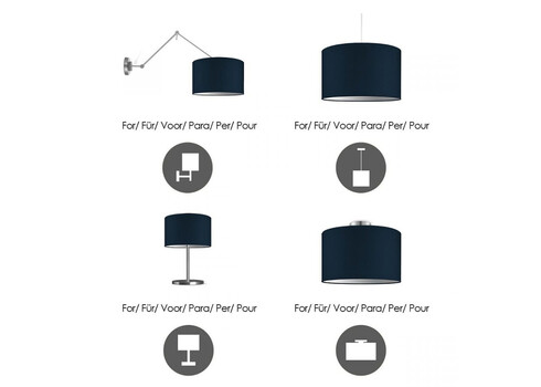 Lambivari BLING tumesinine, D30xH20 cm