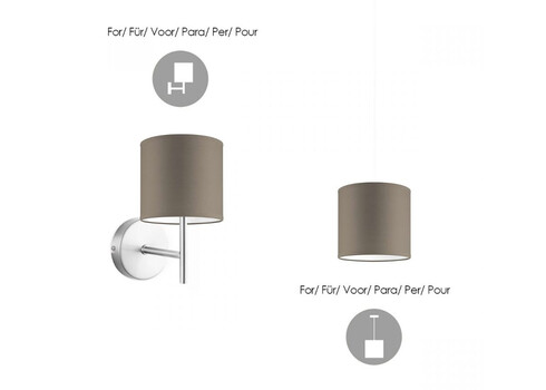 Lambivari BLING hallikaspruun, D16xH15 cm