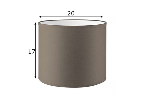 Lambivari BLING hallikaspruun, D20xH17 cm