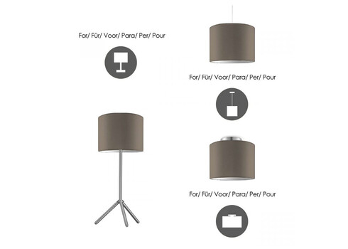 Lambivari BLING hallikaspruun, D25xH19 cm