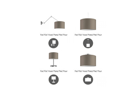 Lambivari BLING hallikaspruun, D35xH21 cm