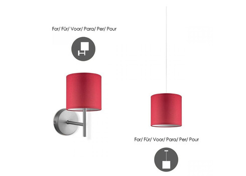 Lambivari BLING punane, D16xH15 cm
