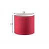 Lambivari BLING punane, D20xH17 cm