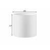 Lambivari BLING valge, D20xH17 cm