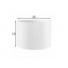 Lambivari BLING valge, D25xH19 cm