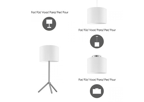 Lambivari BLING valge, D25xH19 cm