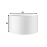 Lambivari BLING valge, D40xH22 cm
