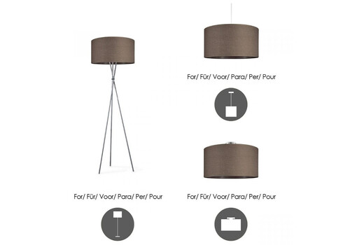 Lambivari CANVAS pruun, D40xH22 cm