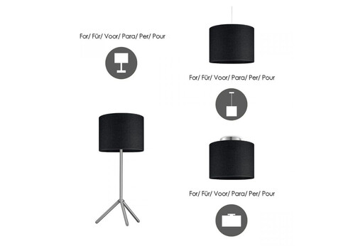 Lambivari CANVAS süsihall, D25xH18 cm