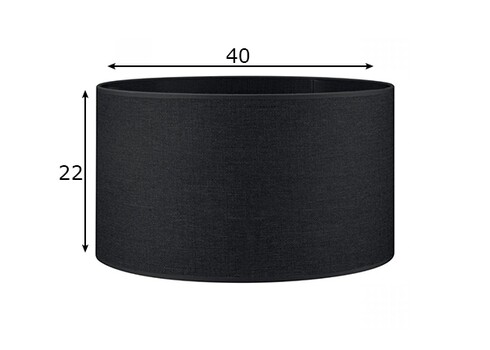 Lambivari CANVAS süsihall, D40xH22 cm