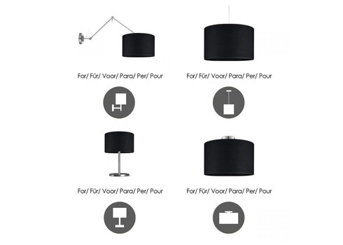 Lambivari CANVAS süsihall, D40xH22 cm