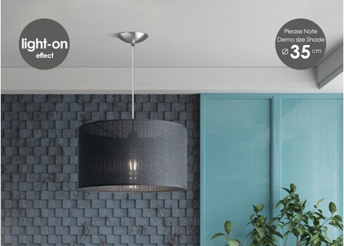 Lambivari CANVAS süsihall, D40xH22 cm