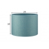 Lambivari CANVAS sinine, D25xH18 cm