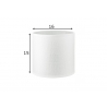 Lambivari CANVAS valge, D16xH15 cm