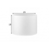 Lambivari CANVAS valge, D25xH19 cm