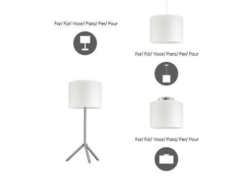 Lambivari CANVAS valge, D25xH19 cm