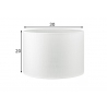 Lambivari CANVAS valge, D30xH20 cm