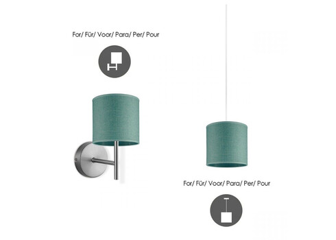 Lambivari CANVAS türkiis, D16xH15 cm